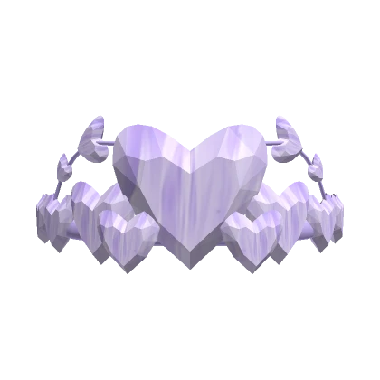 Purple Lunar Heart Crown