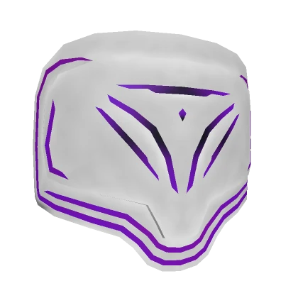 Purple White Cyber Mask