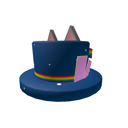 Rainbow Cat Top Hat