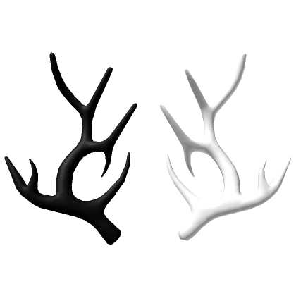 Black and White Antlers