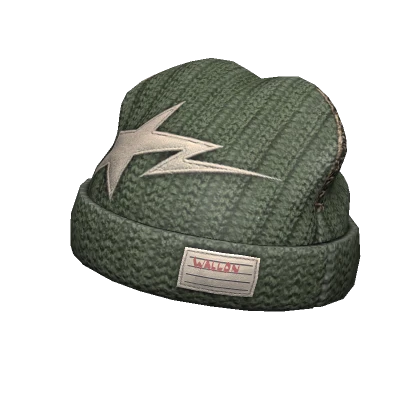 Olive Y2K Beanie