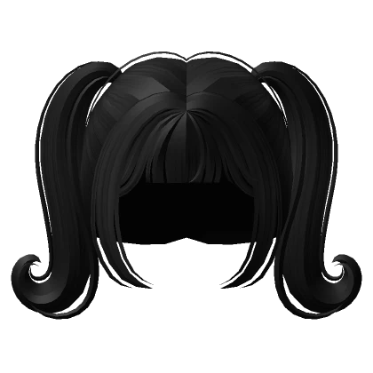 Fairy Swirly Pigtails Black