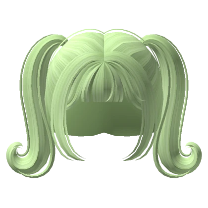 Fairy Swirly Pigtails Fairy Green