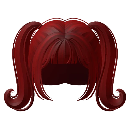 Fairy Swirly Pigtails Red