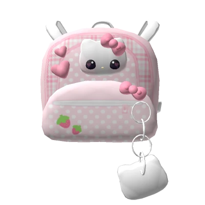 ♪ cute kawaii pink kitty bag