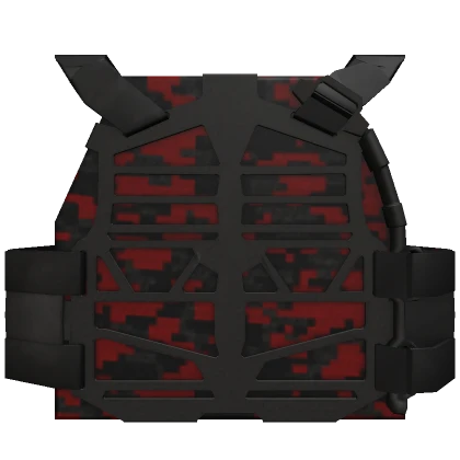 [Red Digital Camo] Precision PlateFrame Vest