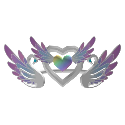 Heart Shaped Wing Crown