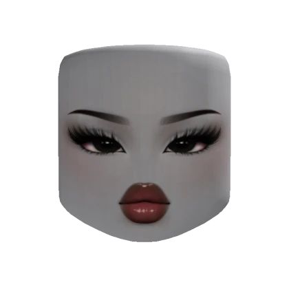 Trendy Mink Latina Makeup Face (Customizable Skin)