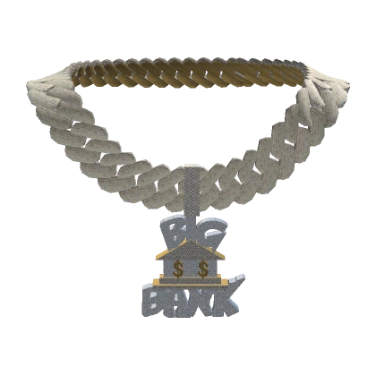 Iced Out Big Bank Chain [ Blocky ]