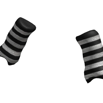  Striped Arm Warmers Black & White