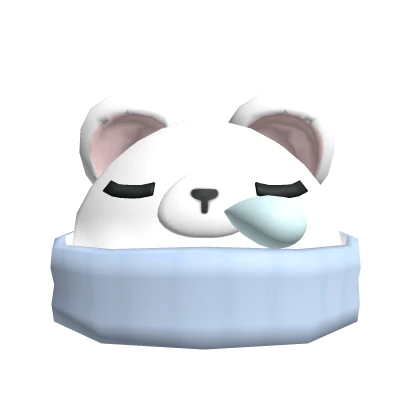 Sleepy Polar Bear Beanie