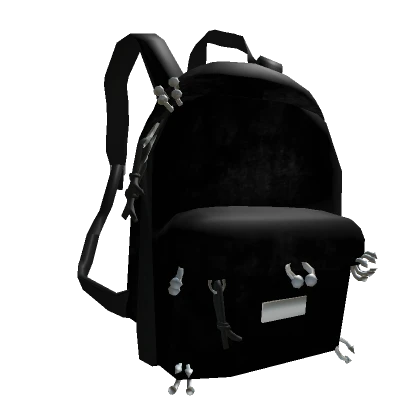 [1.0] Black Pierced Backpack