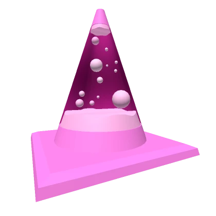 Bubblegum Lava Lamp Traffic Cone