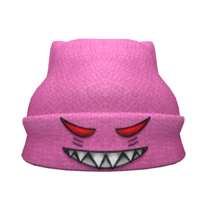 Red Eyes Monster Beanie [Pink]