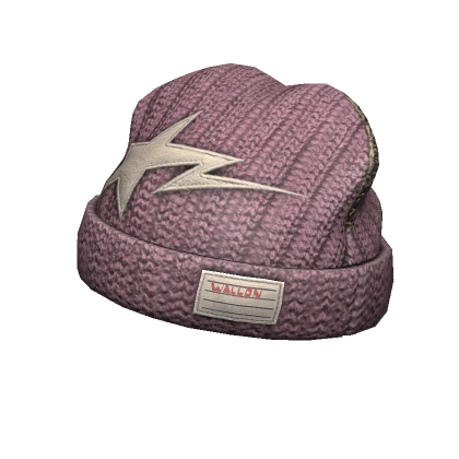 Pink Y2K Beanie