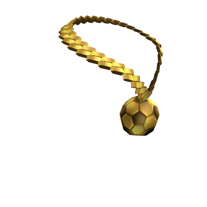 Golden Soccer Ball Chain