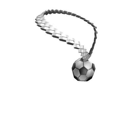 Silver Soccer Ball Chain