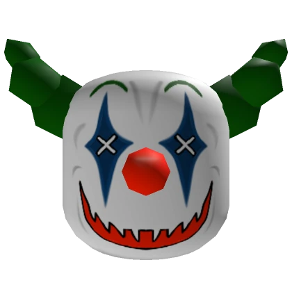 Creepy Clown Mask (Green)