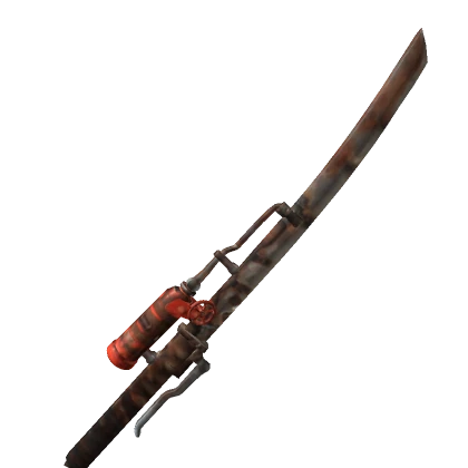 Rusty Makeshift Fire Sword