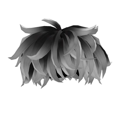 Black to White Messy Boy Hair 