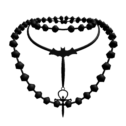 Ankh and Bat Rosary v2