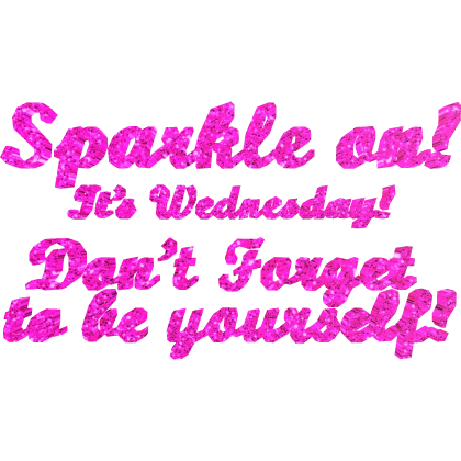 Sparkle on Wednesday