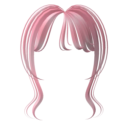 Pink Curly Bangs