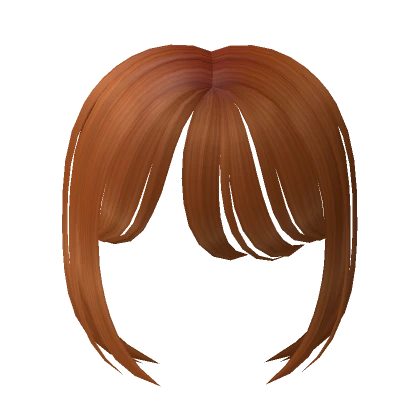 Cute Anime Bangs in Orange 