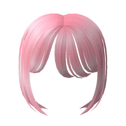 Cute Anime Bangs in Pink