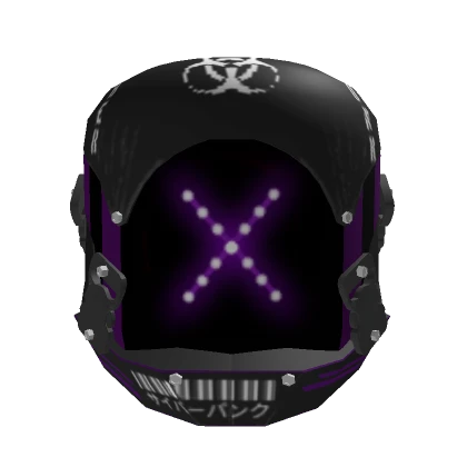 Purple X Cyberpunk Mask