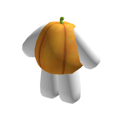 (Tiny) Pumpkin Avatar - Orange White