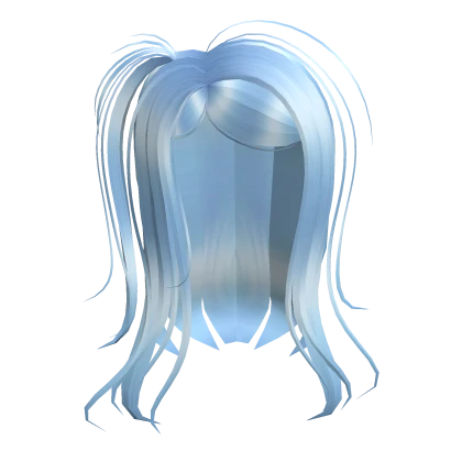 Blue Anime Girl hair