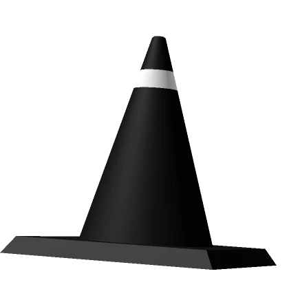 Black Traffic Cone