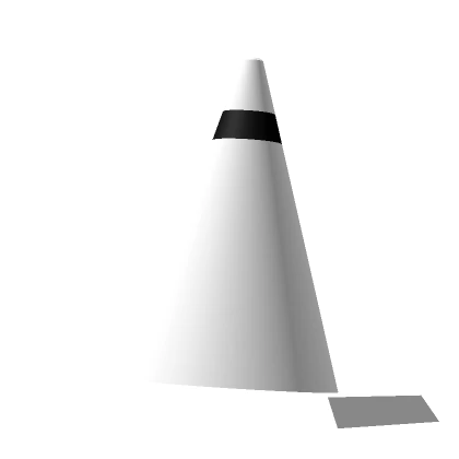 White Traffic Cone