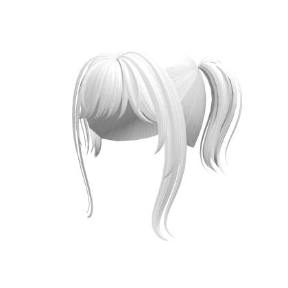 🤍[CHEAP] White Pigtails Hair