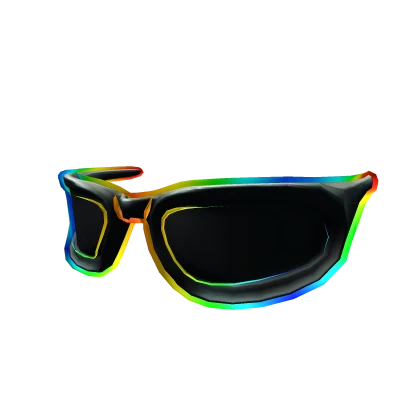 Black Neon Rainbow Glasses