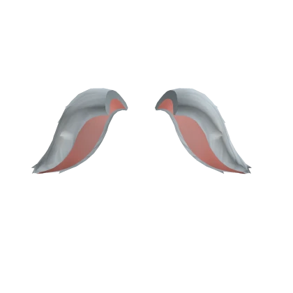 White Droopy Mouse Ears