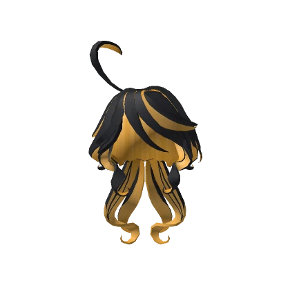 Black and Gold Jellyfish Hair