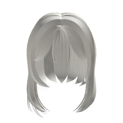 White Swept Siren Hair 