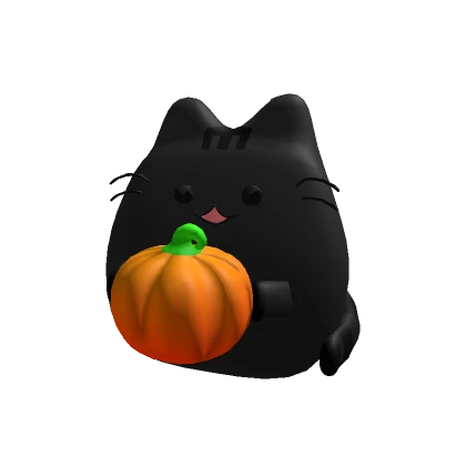 Black Pumpkin Cat