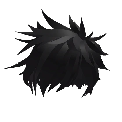 Black Messy Spikey Hair