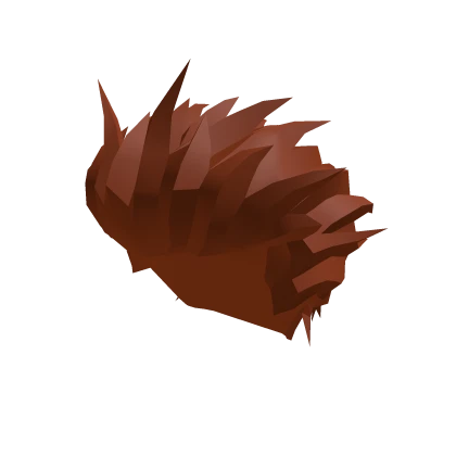 Messy Slick Back Anime Hair (orange)