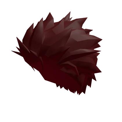 Slicked Back Anime Hair (red)