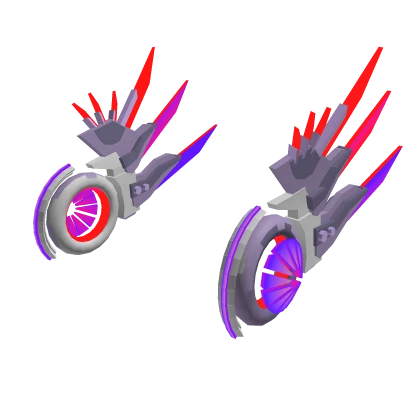 S3 Beast Headphones [ Red & Purple ]