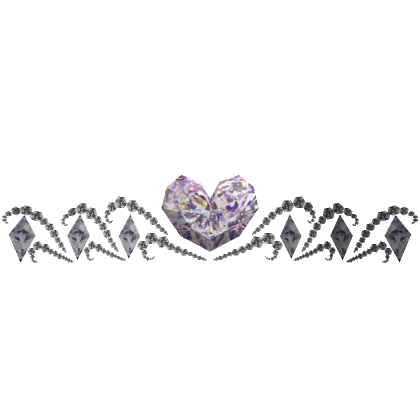 Pink Diamond Heart Tiara