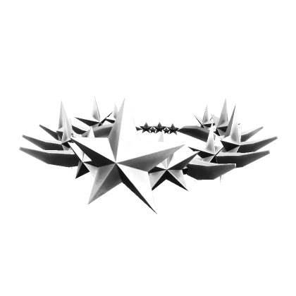 Silver Spiky Star Crown