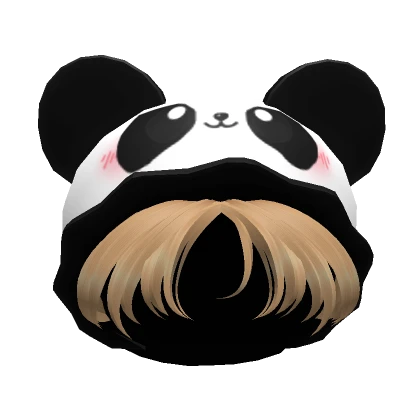 Blonde Panda  Boy Beanie