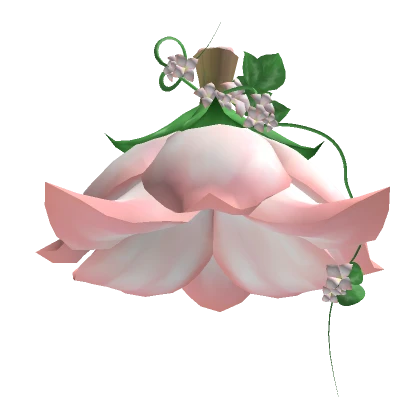 Pink Fairycore Bell Flower Hat 