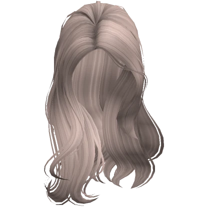 Babydoll Side Swept Hair In Ash Blonde