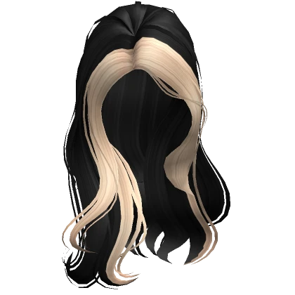 Babydoll Side Swept Hair In Black Blonde